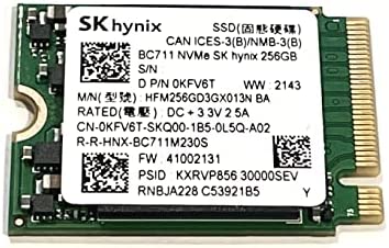SSD 256GB M2 NVME 30MM