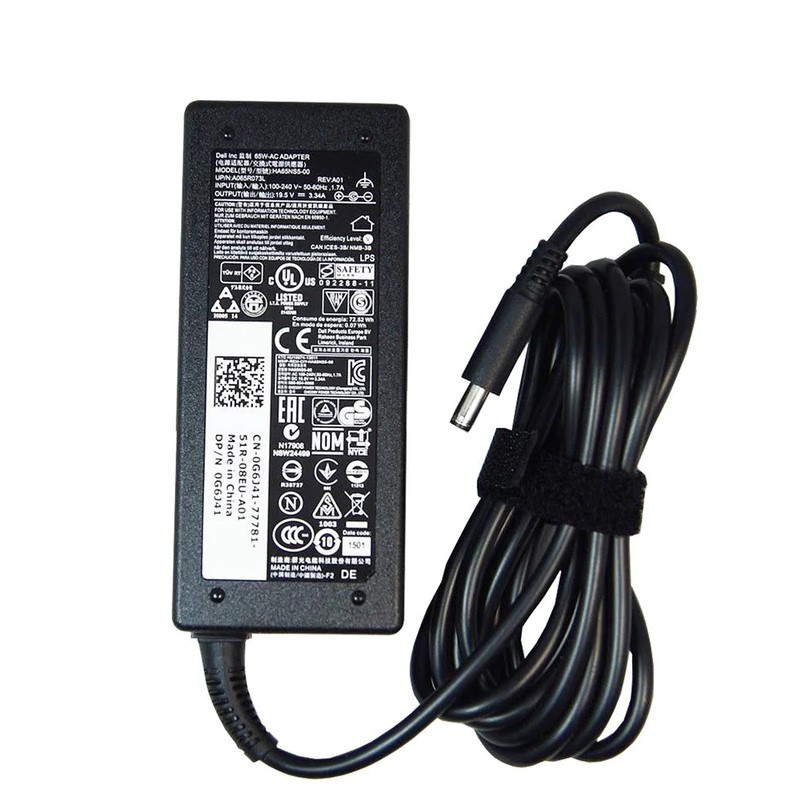 Chargeur DELL 19.5V 3.34A 45*30 Fiche Petite original