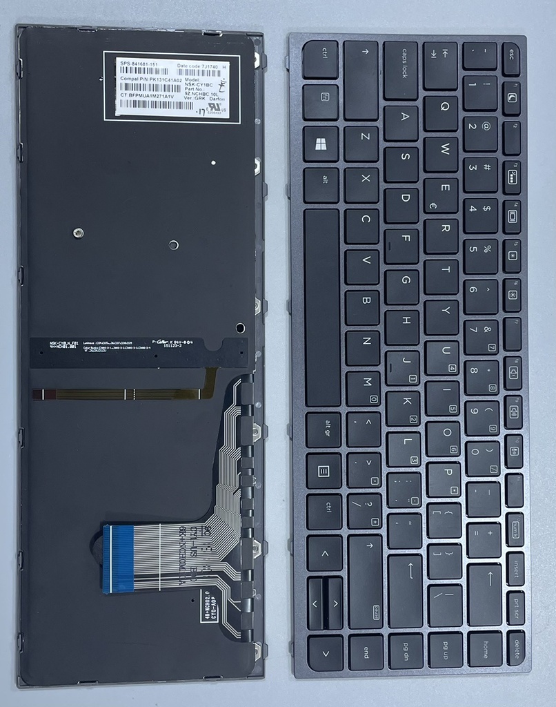 CLAVIER HP ZBOOK G4 US